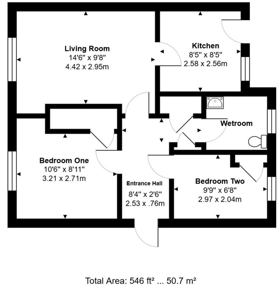 Floorplan for Rodney Close, Bognor Regis