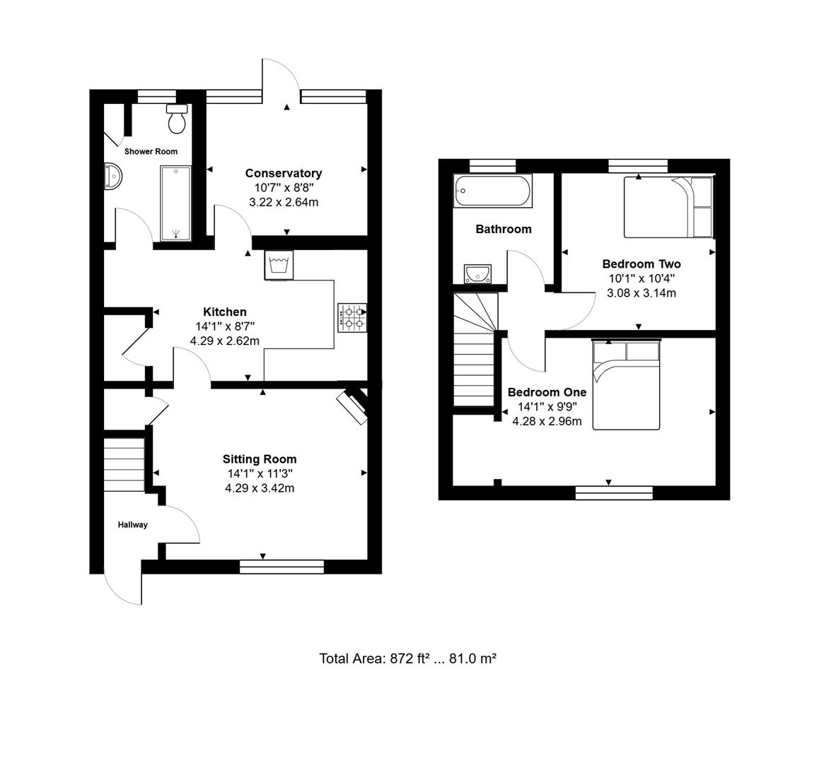 Floorplan for Williams Road, Bosham, Chichester