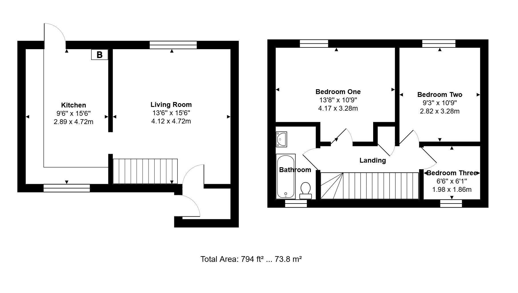 Floorplan for Leatherbottle Lane, Chichester