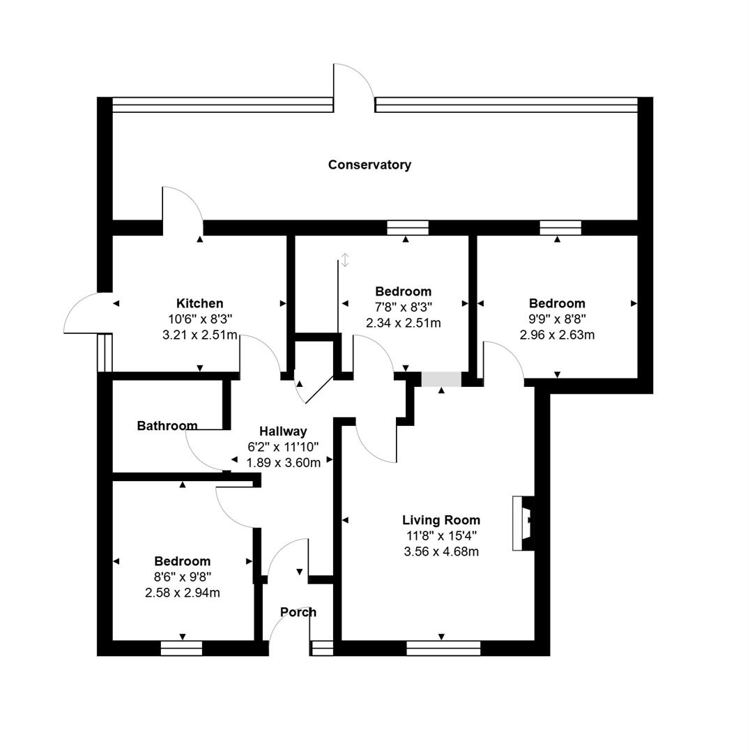 Floorplan for Marisfield Place, Selsey, Chichester