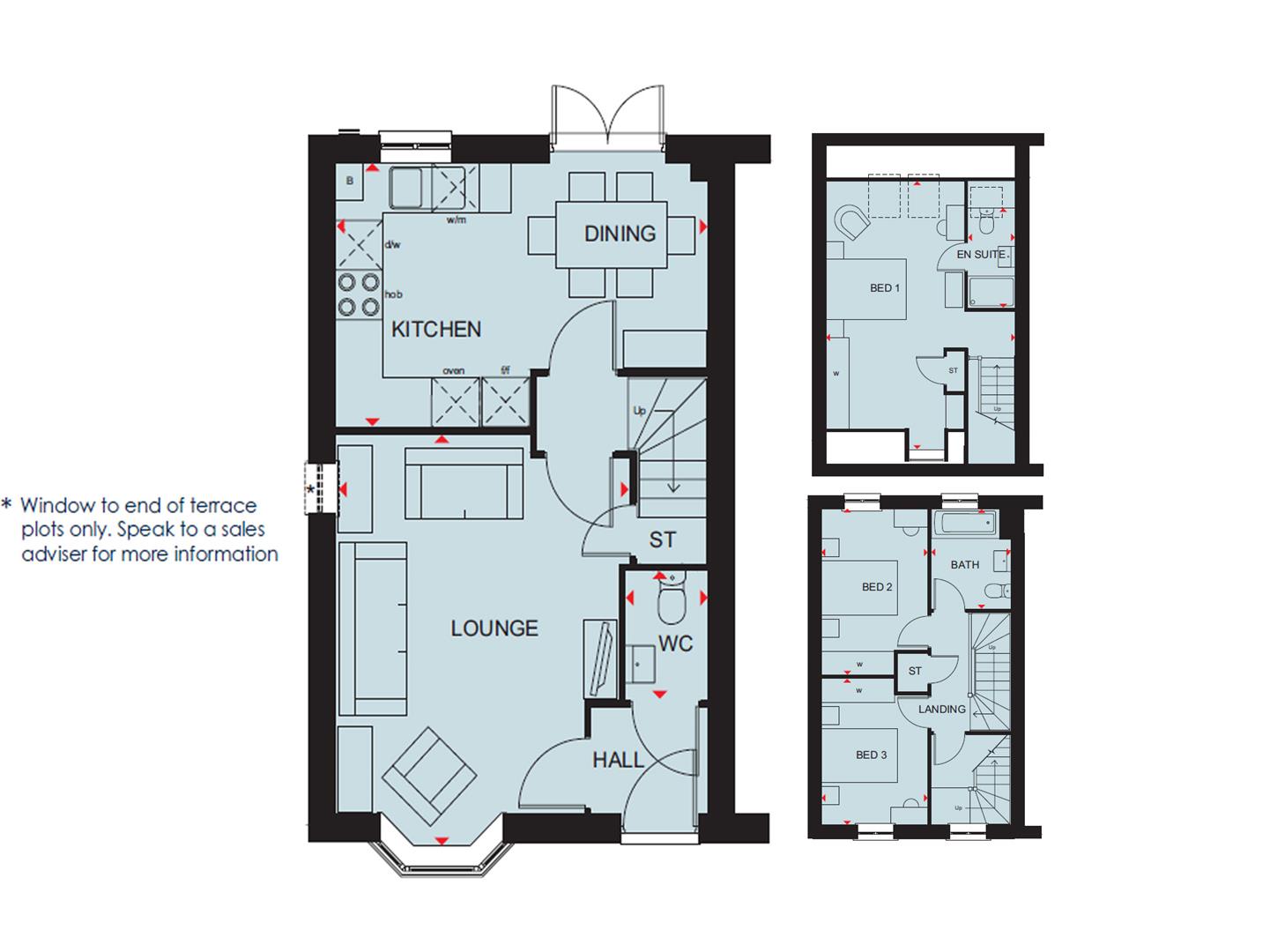 Floorplan for The Kennett, Main Road, Bosham