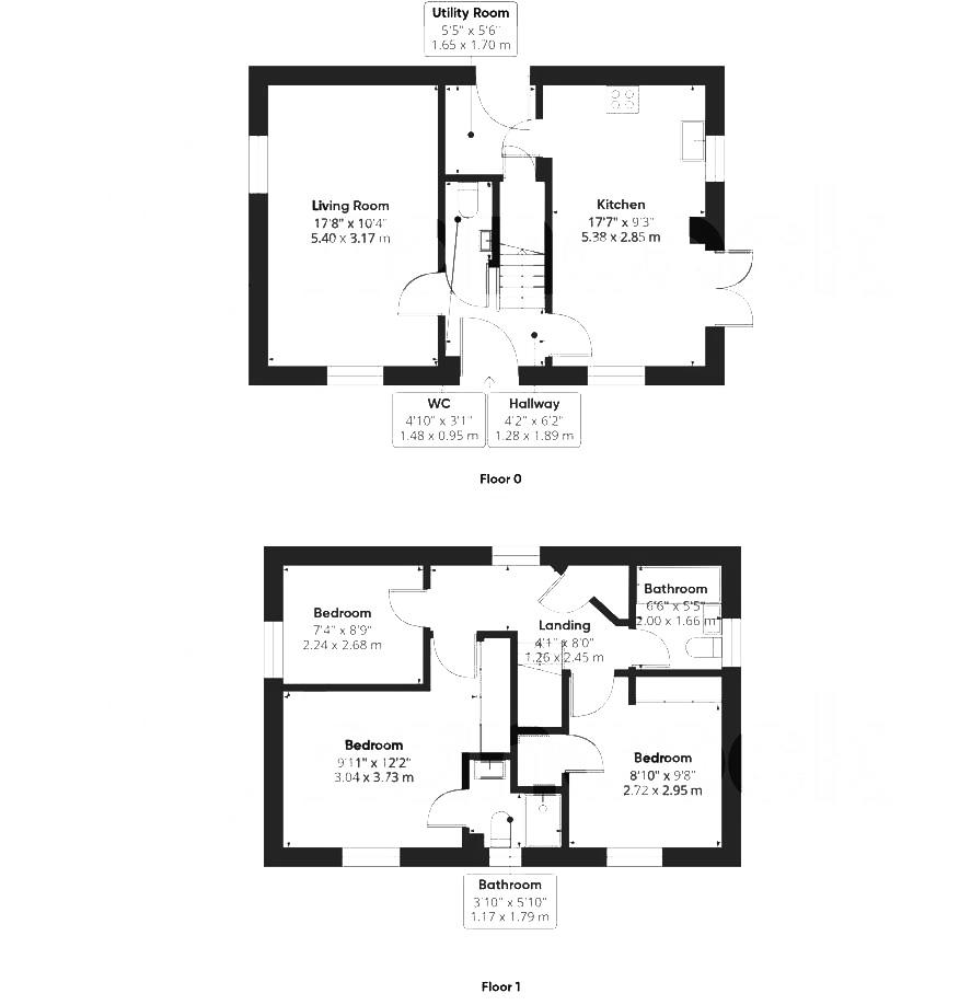 Floorplan for Clark Drive, Chichester