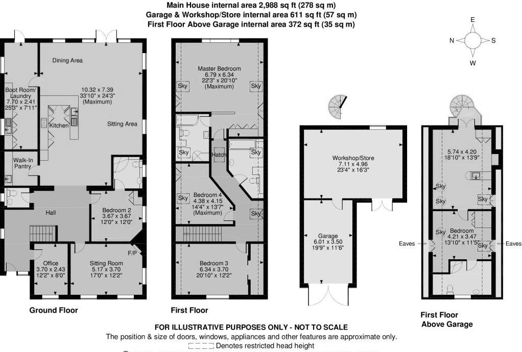 Floorplan for Drift Lane, Chidham