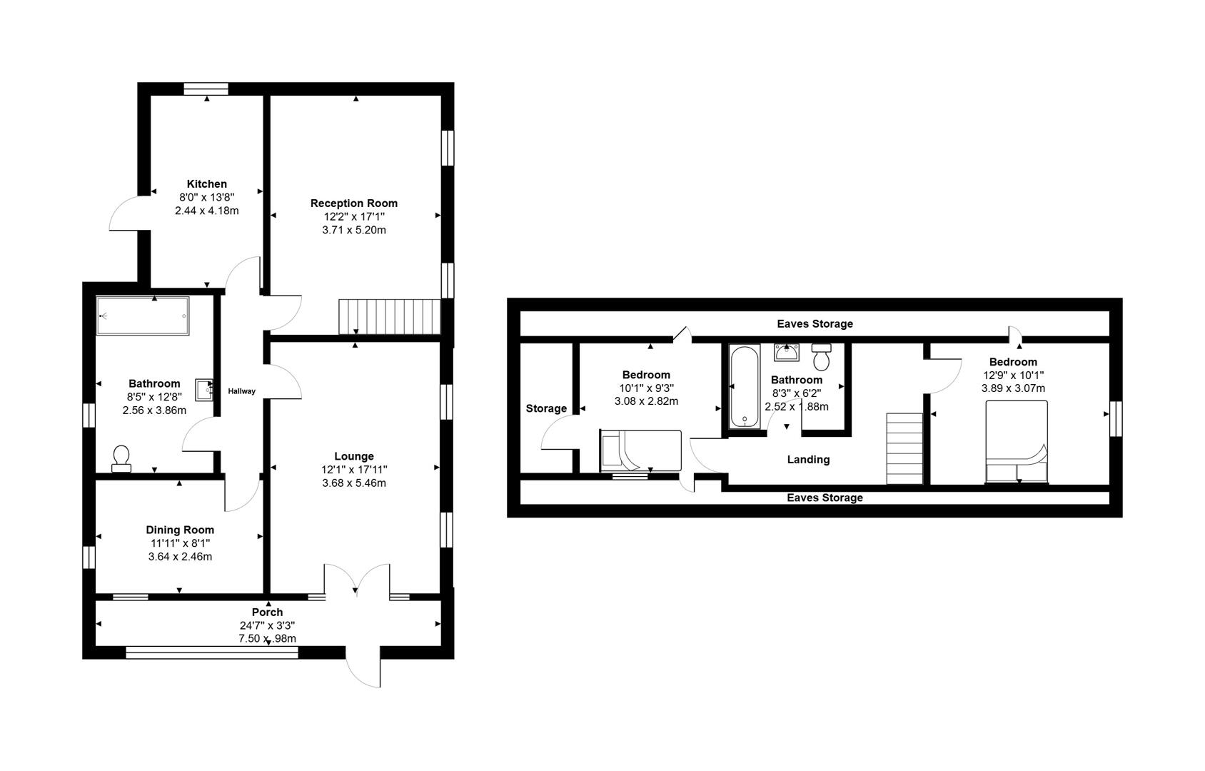 Floorplan for West End Way, Lancing