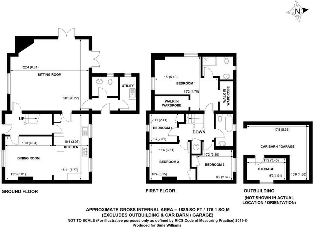 Floorplan for Ham Road, Sidlesham