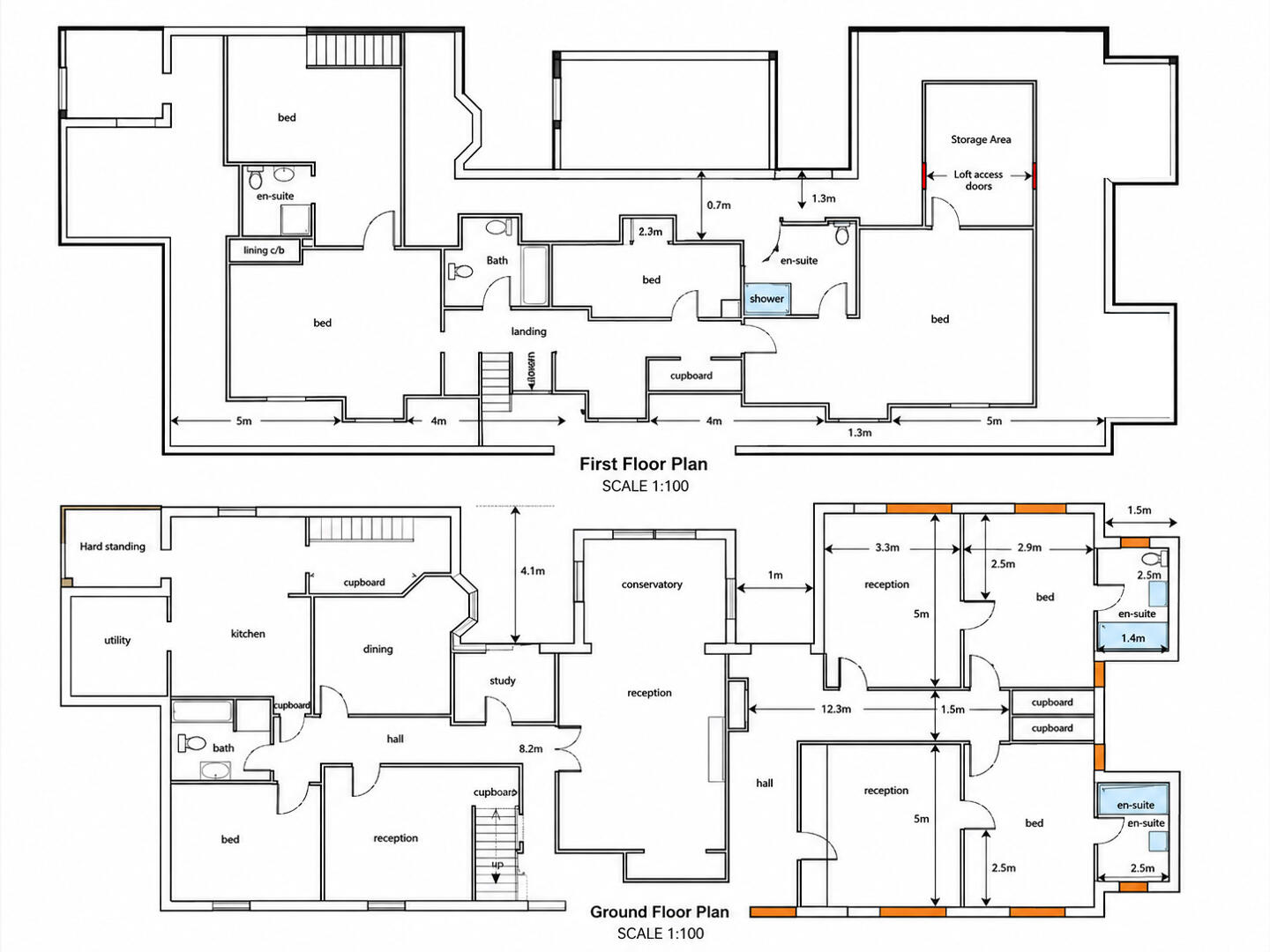 Floorplan for Chequer Lane, Bosham, Chichester