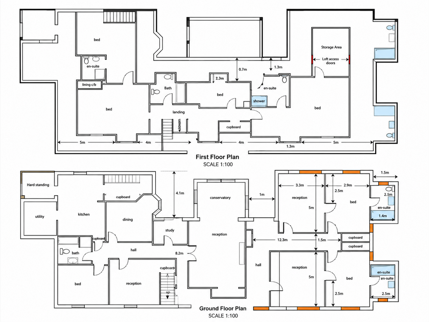 Floorplan for Chequer Lane, Bosham, Chichester