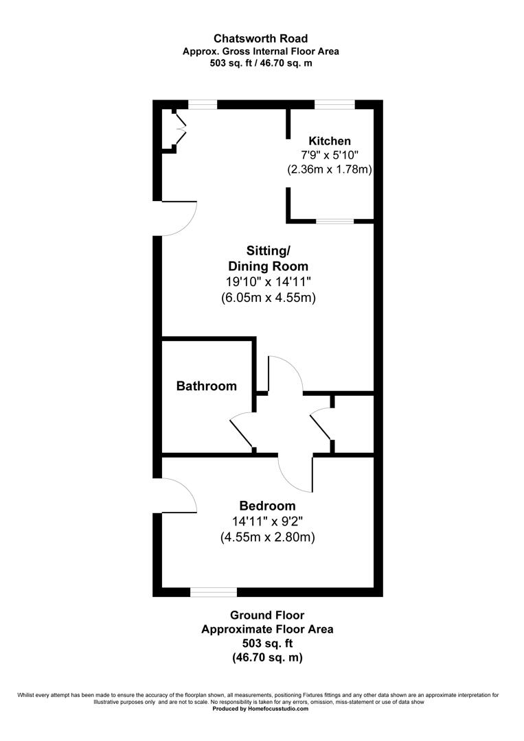 Floorplan for Chatsworth Road, Chichester