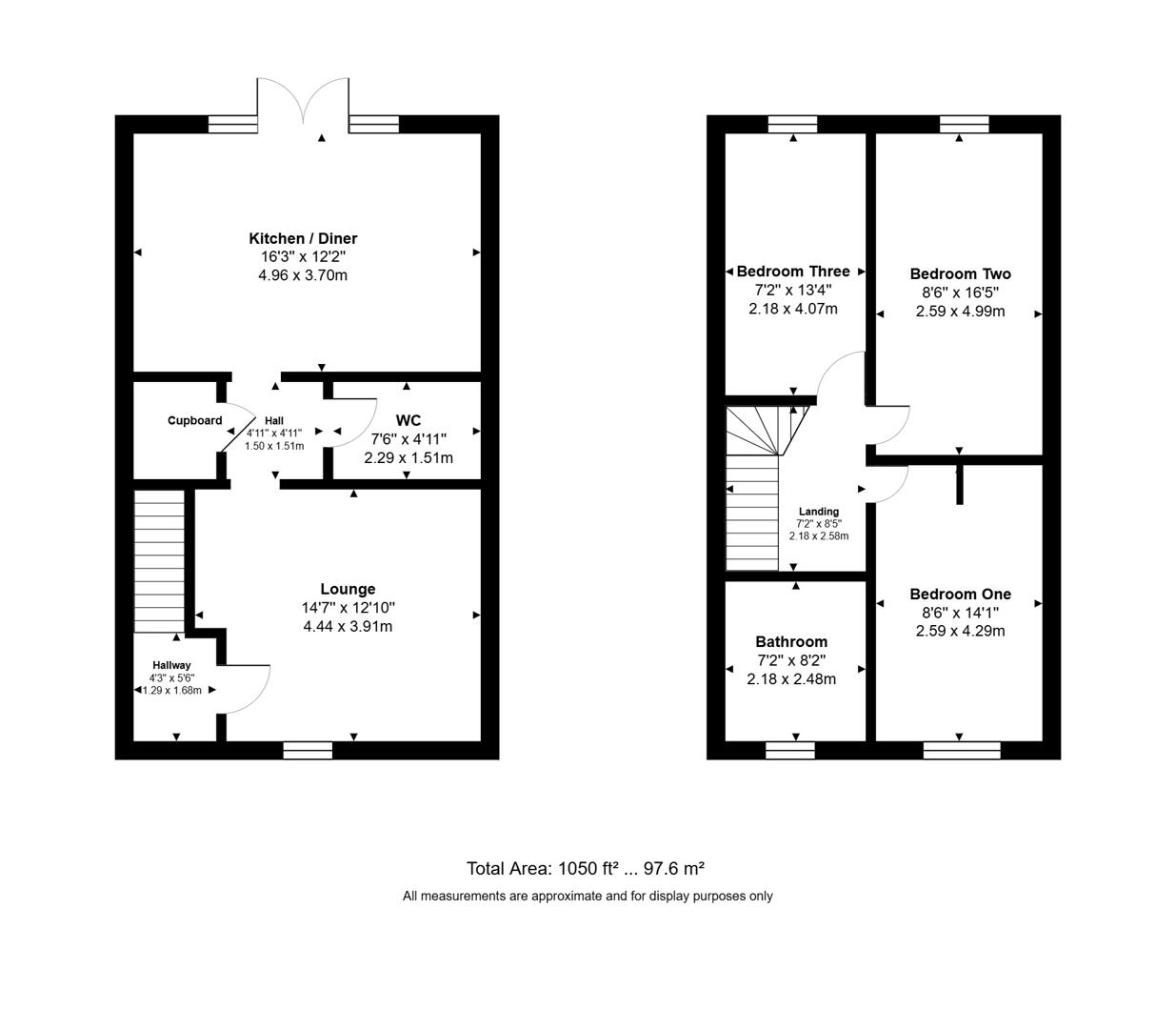 Floorplan for Meadowsweet Way, Chichester
