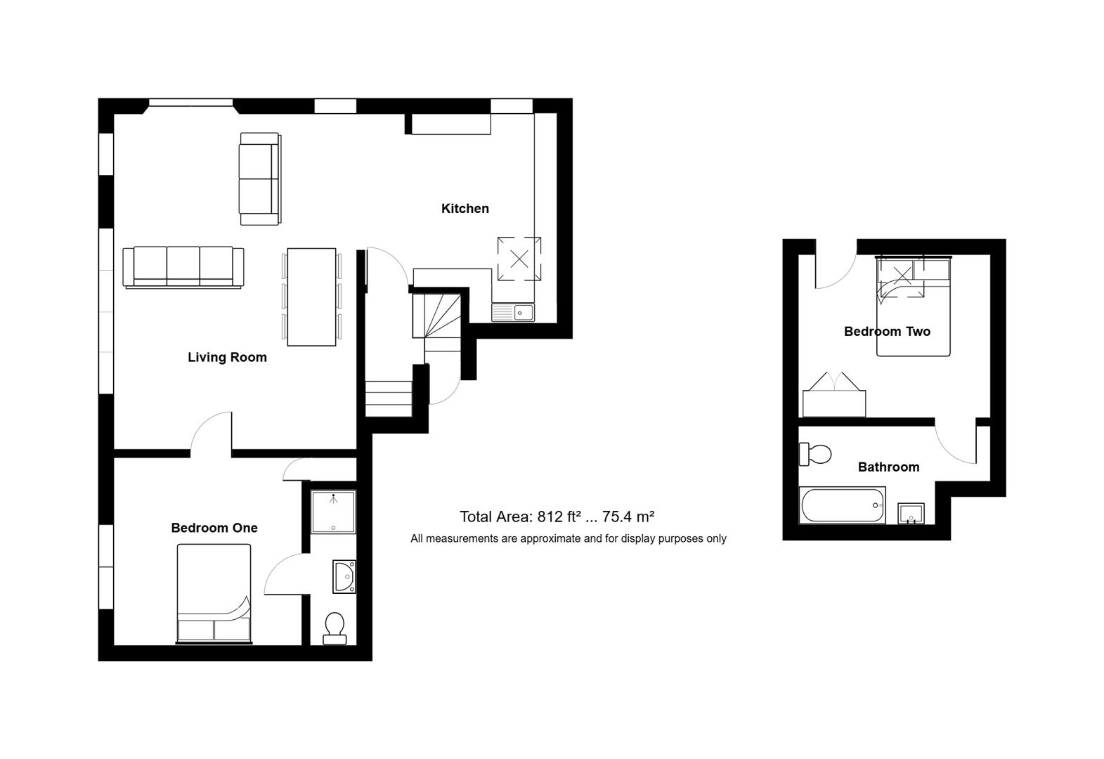 Floorplan for Bosham Lane, Bosham