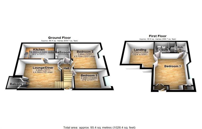Floorplan for Felixstowe Court, E16