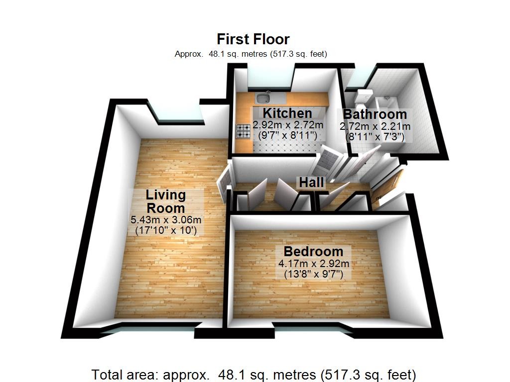 Floorplan for Felixstowe Court, E16