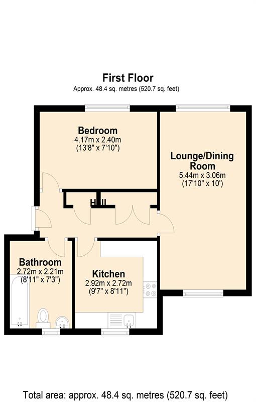 Floorplan for Felixstowe Court, E16