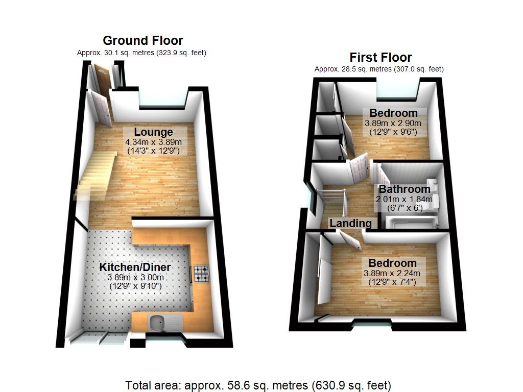 Floorplan for Gatcombe Road, E16