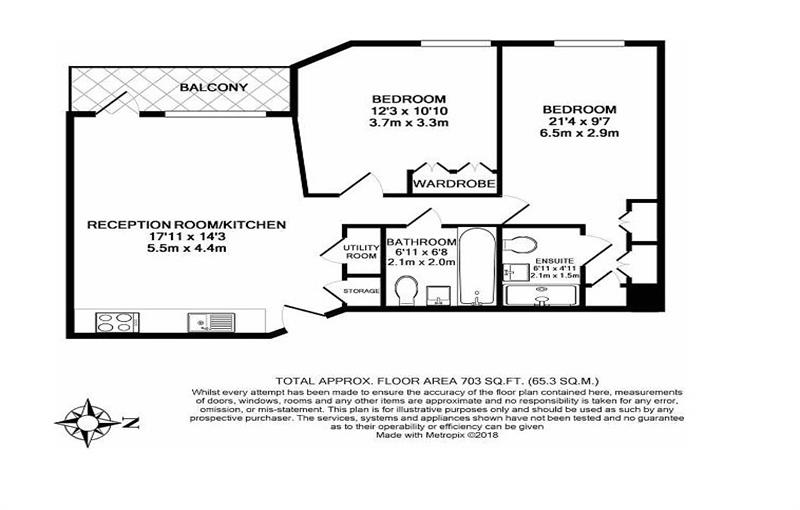 Floorplan for Commodore House, E16