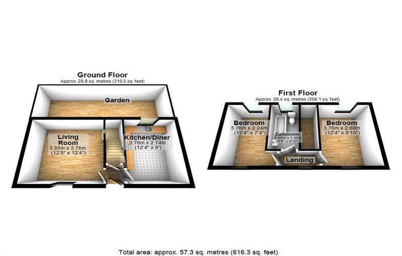 Floorplan for Allhallows Road, E6