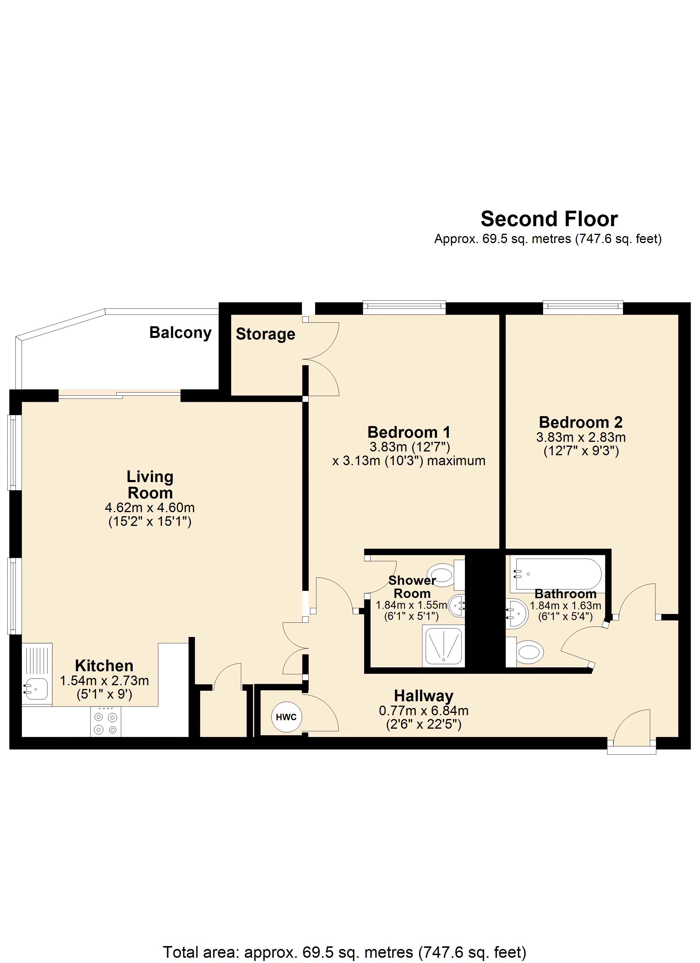 Floorplan for Inverness Mews, London