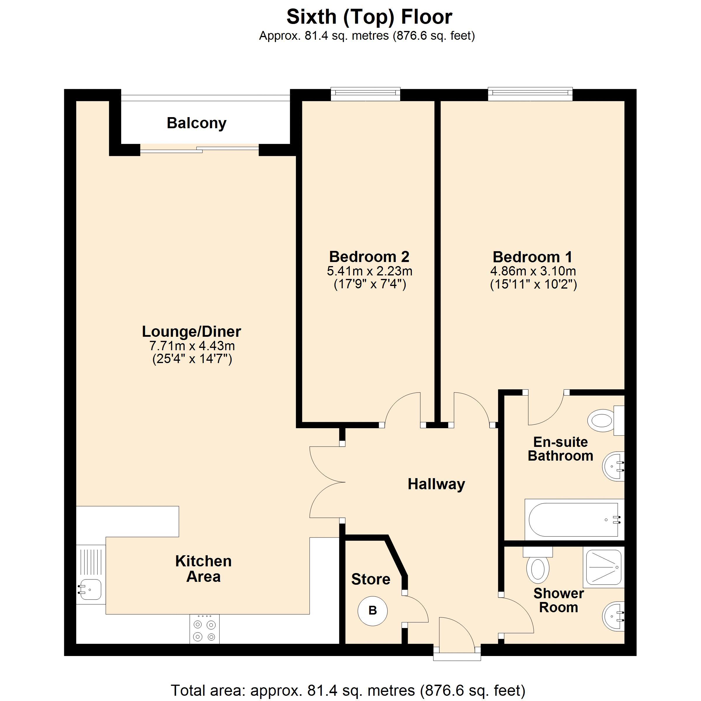 Floorplan for Sheerness Mews, Galleons Lock, E16