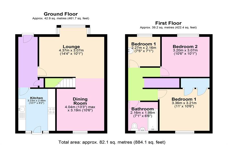 Floorplan for Sorrel Gardens, E6