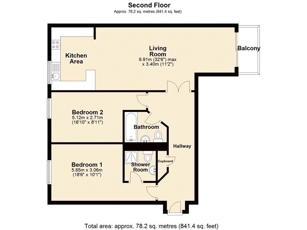 Floorplan for Fishguard Way, Galleons Lock, E16