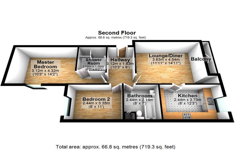Floorplan for Fishguard Way, E16