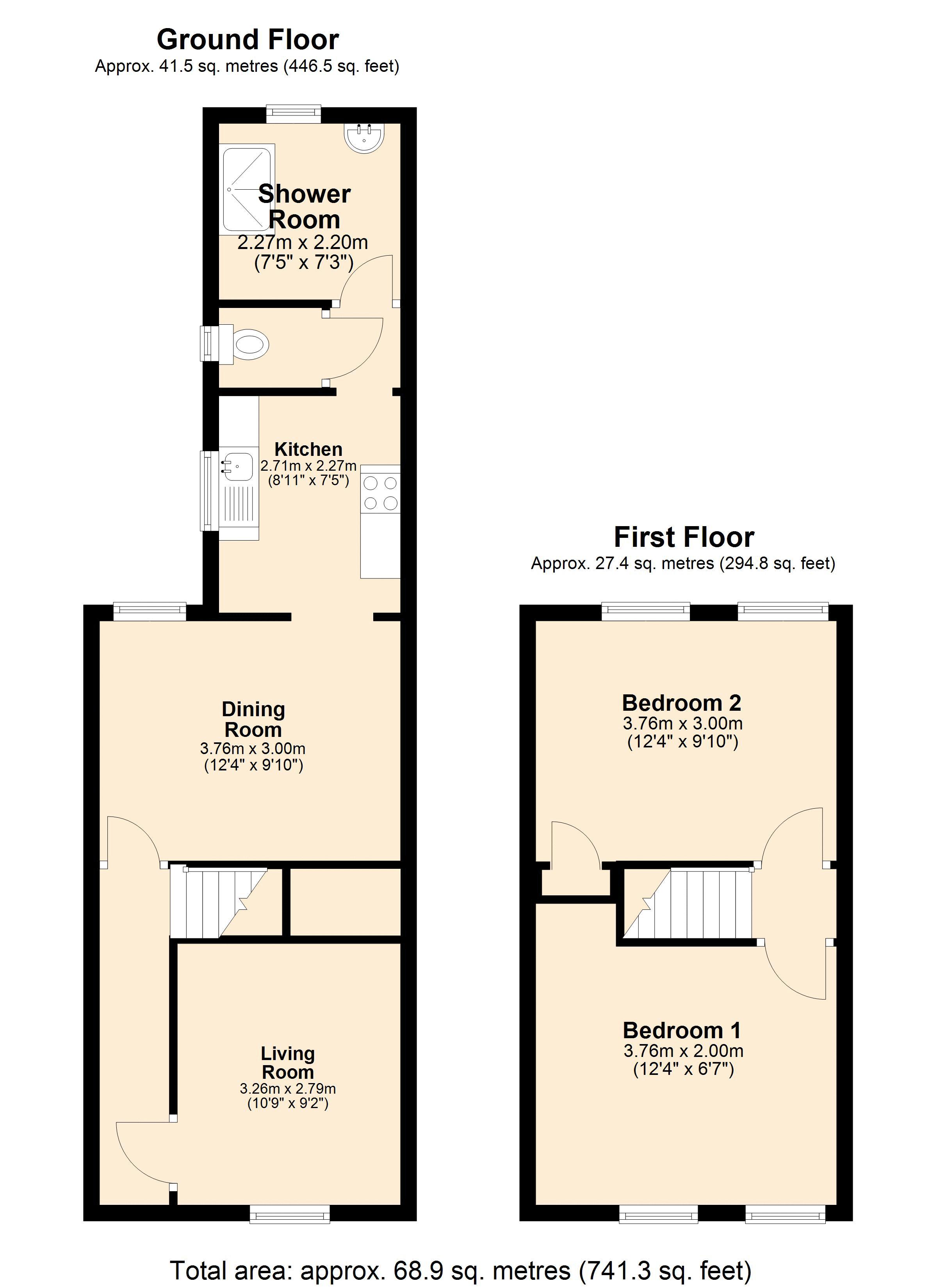 Floorplan for Grenadier Street, North Woolwich, E16