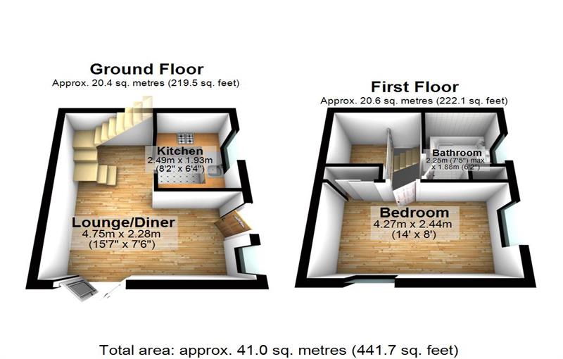 Floorplan for York Close, E6