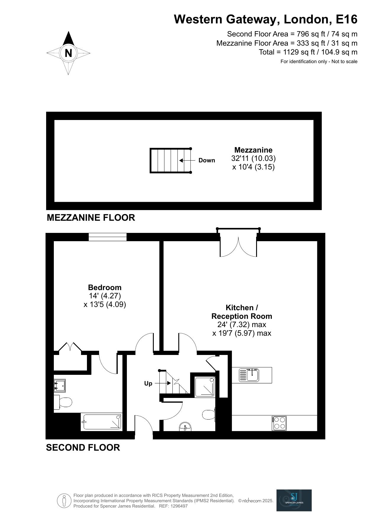 Floorplan for Western Gateway, Royal Victoria, E16