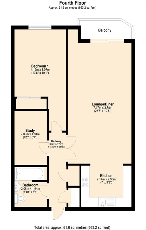 Floorplan for Inverness Mews, E16