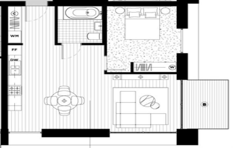 Floorplan for Fairwater House, E16