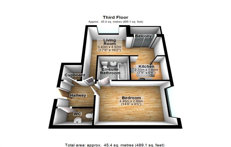 Floorplan for Fishguard Way, E16