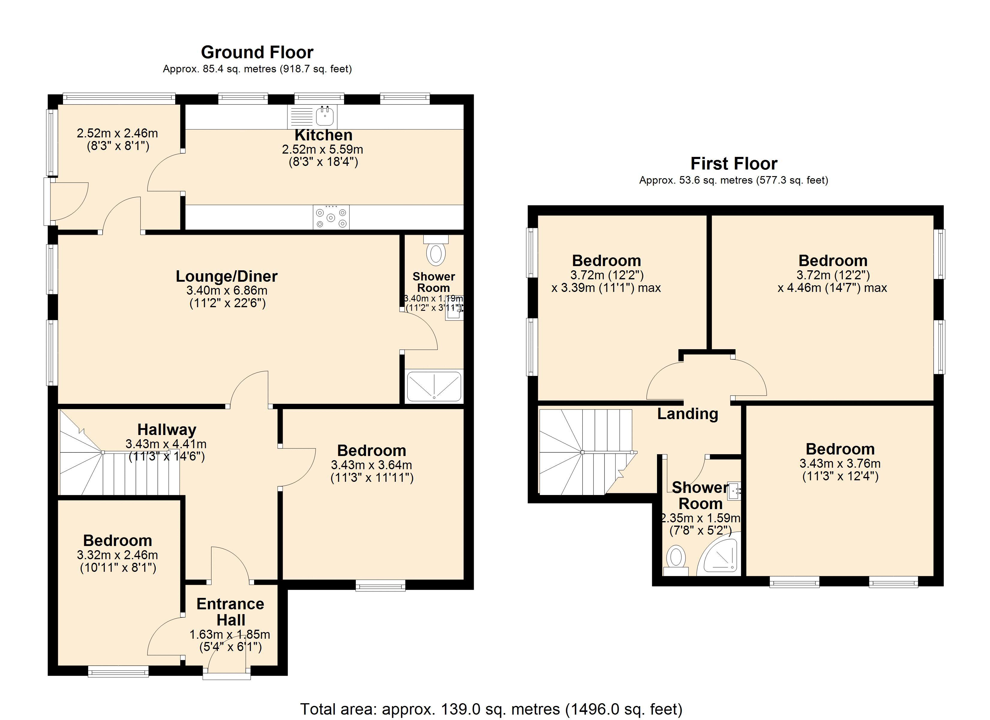 Floorplan for Lordship Road, London