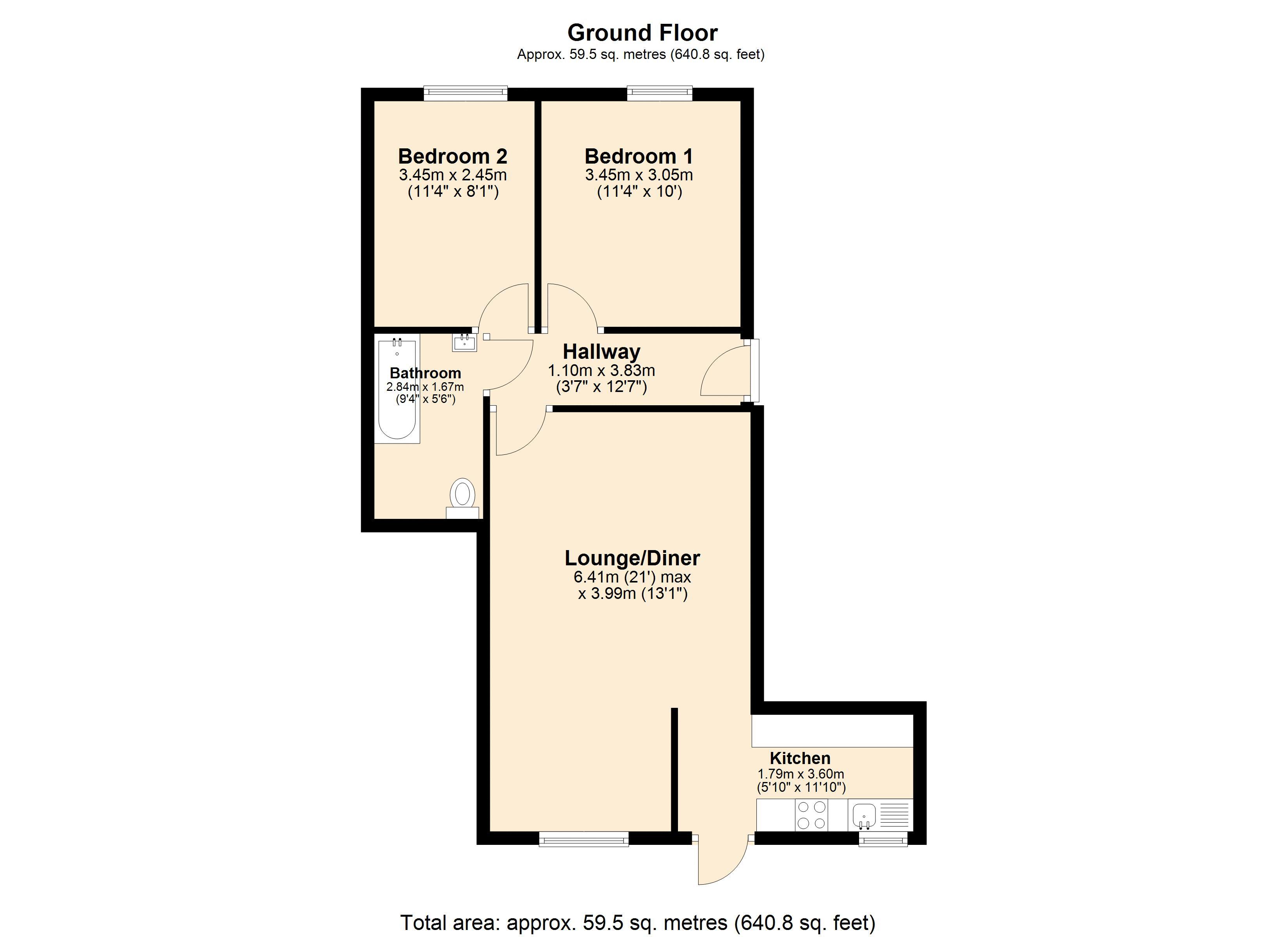 Floorplan for Mountgrove Road, London