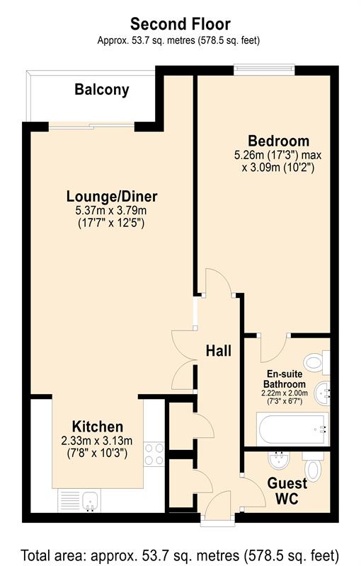 Floorplan for Lowestoft Mews, E16