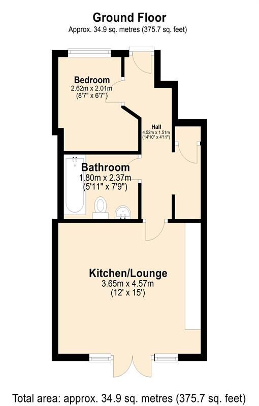 Floorplan for Hartlepool Court, E16