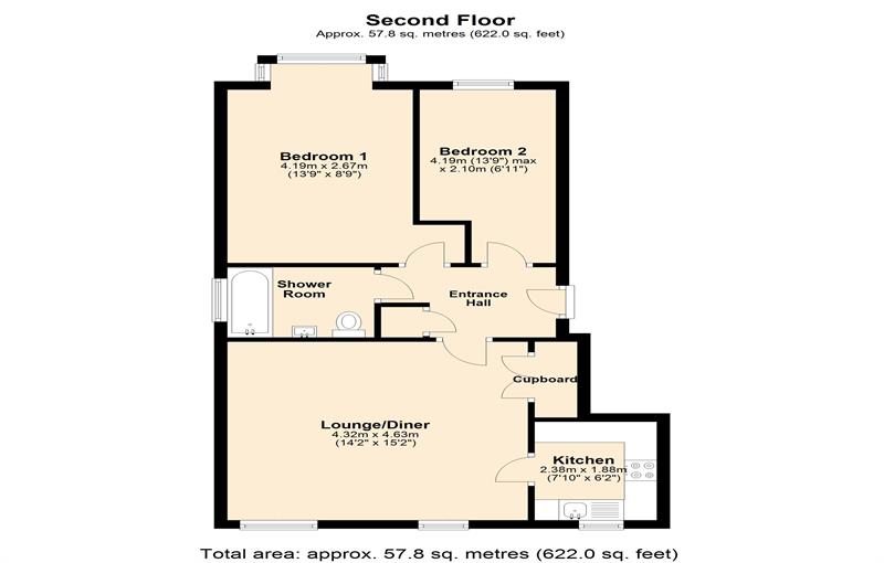 Floorplan for Windsor Hall, E16