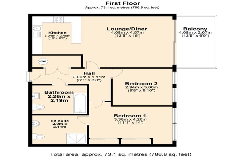 Floorplan for Drift Court, E16