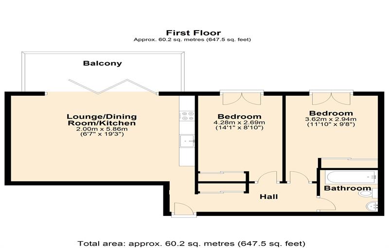 Floorplan for 90 High Road, Benfleet, SS7