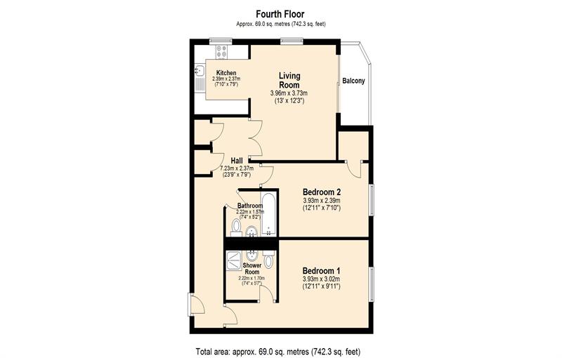 Floorplan for Fishguard Way, E16