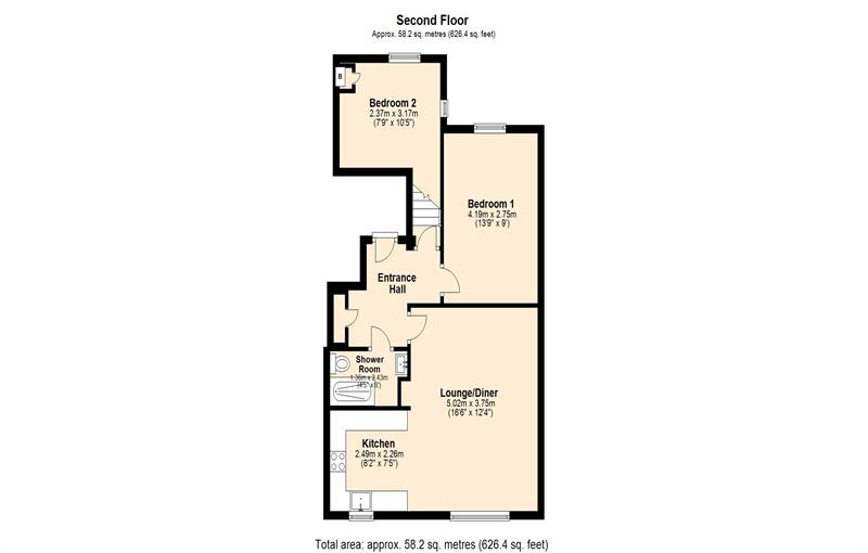 Floorplan for Holland Road, Kensington, W14