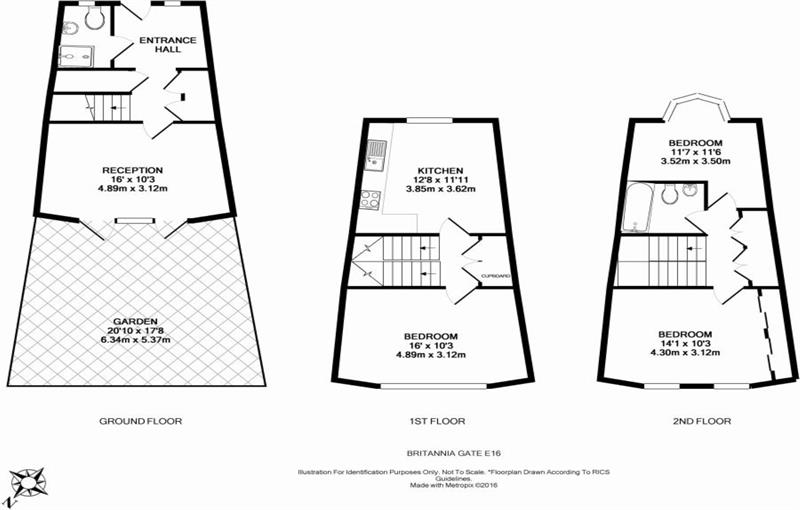 Floorplan for Britannia Gate, E16