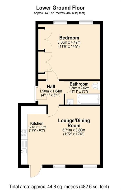 Floorplan for , Hackney, N16