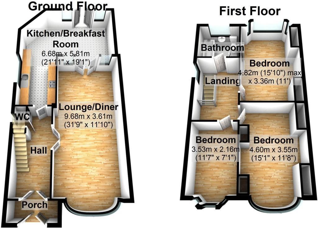 Floorplan for Herent Drive, IG5