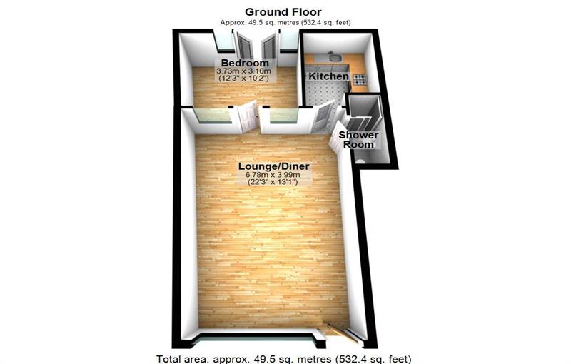 Floorplan for Hartlepool Court, E16