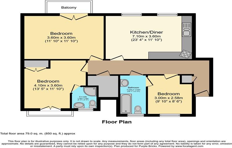 Floorplan for Crown Close, Woodgreen, N22