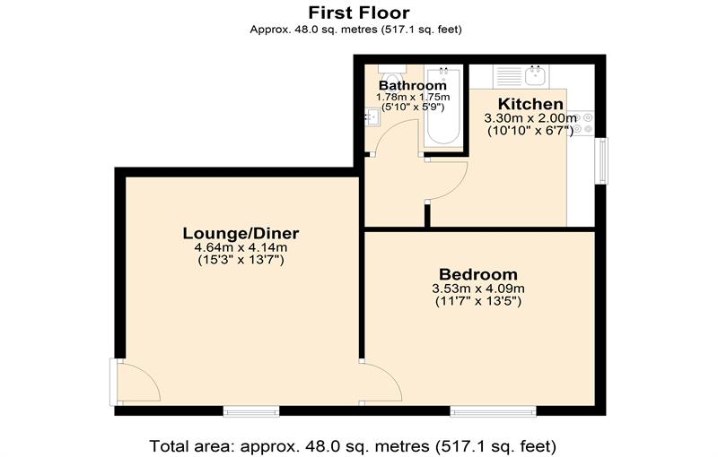 Floorplan for Stoke Newington Road, Stoke Newington Road, N16