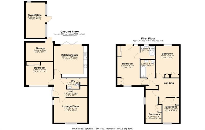 Floorplan for Beadman Road, EN8