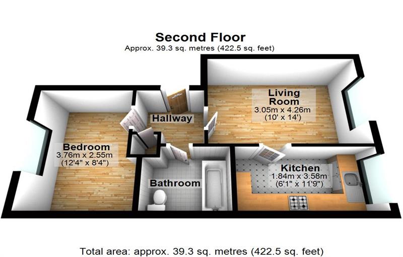 Floorplan for Felixstowe Court, E16