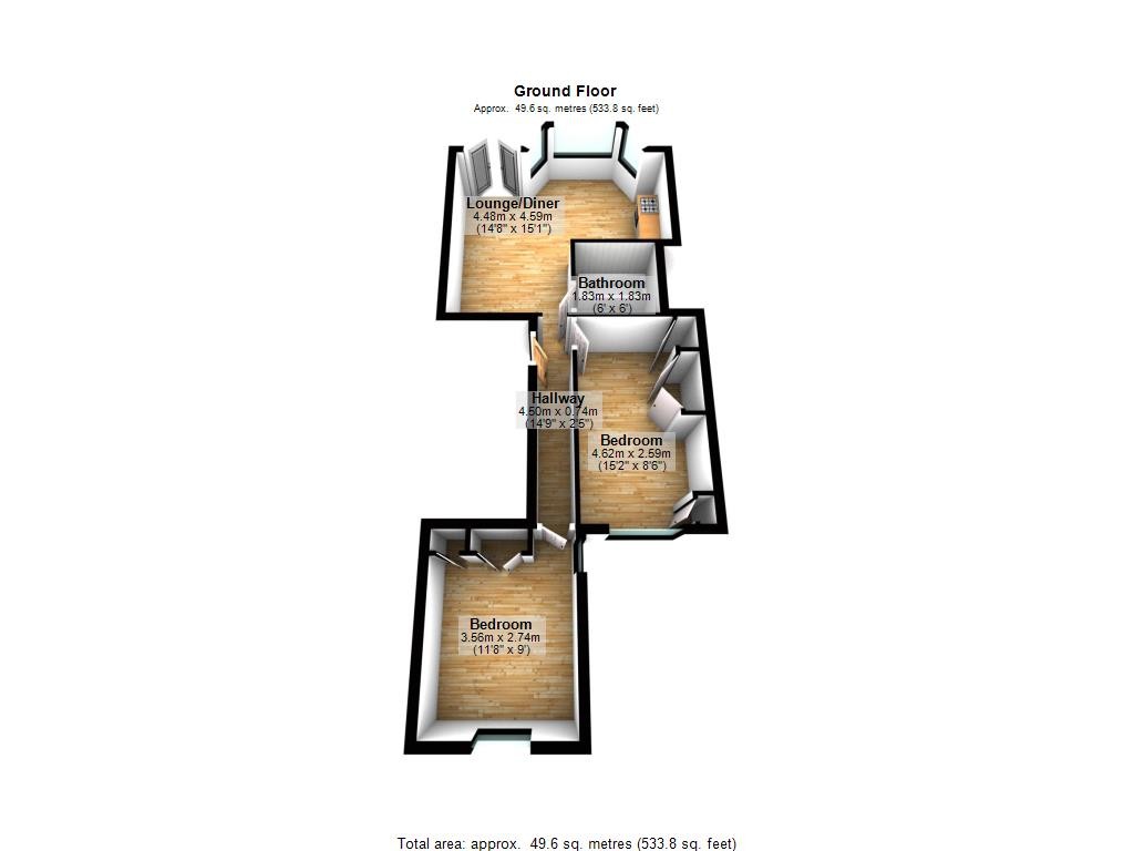 Floorplan for Edith Grove, Chelsea, London, SW10