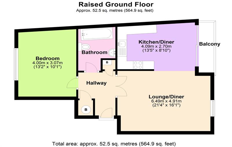 Floorplan for Fishguard Way, E16